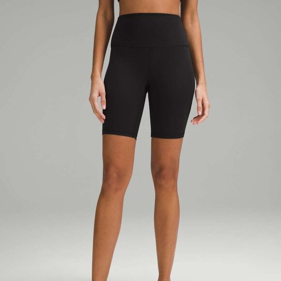 Lululemon Align High-Rise Black Yoga Short 8" Woman's Size 0 - Picture 2 of 10